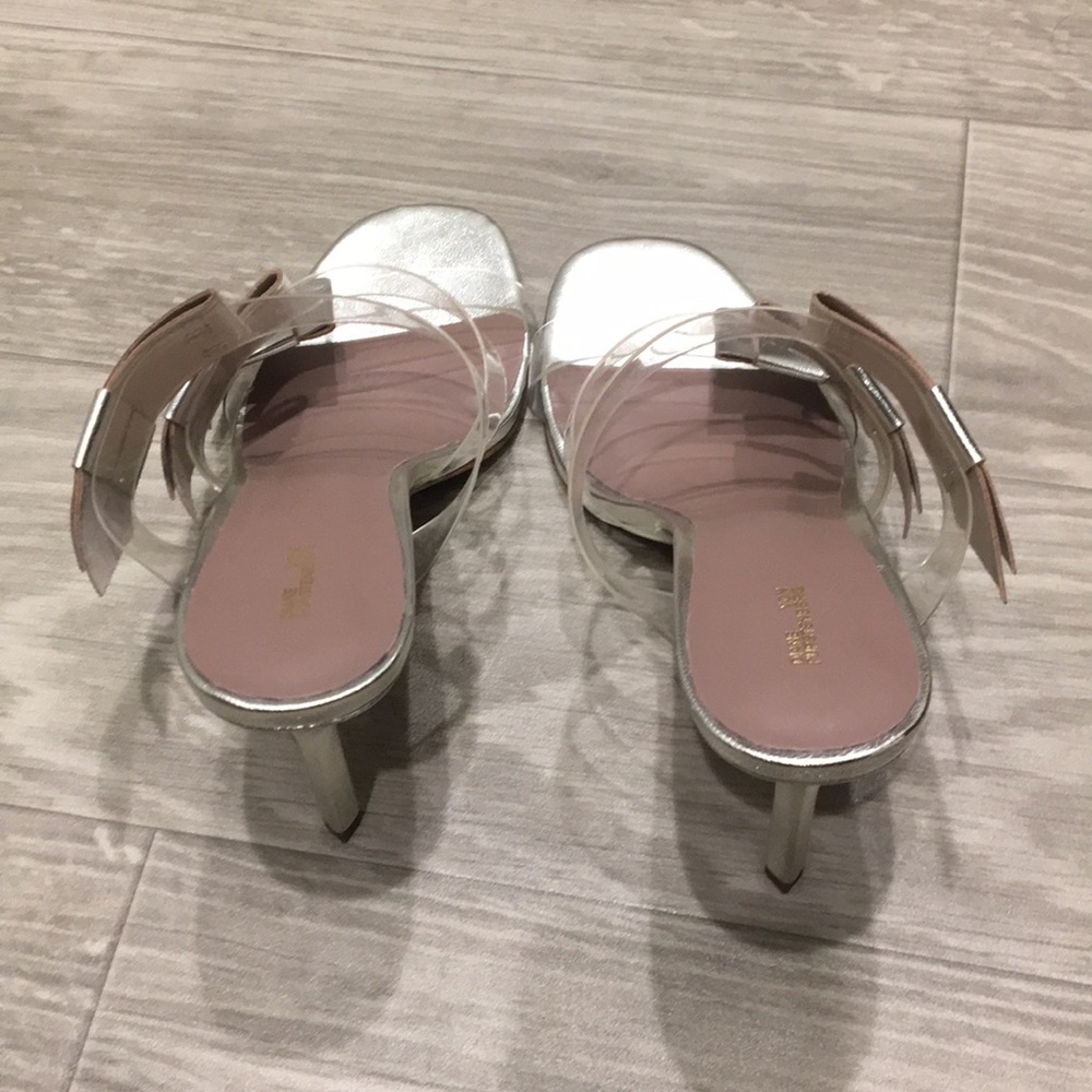 LMT: Diane Von Furstenberg Amari Metallic Leather Sandal (see updated photos) - Picture 7 of 15